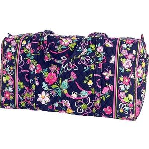 Vera Bradley large duffel bag in Ribbons
